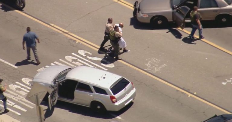 Kidnapping suspect arrested after chase from Rancho Mirage to Moreno Valley