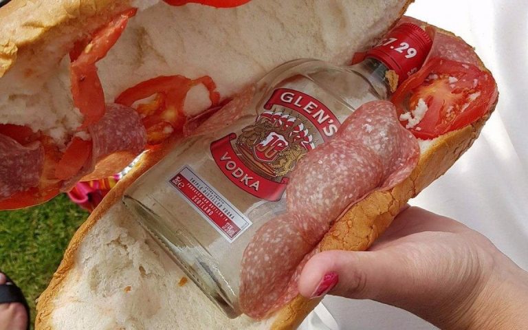 Woman busted trying to sneak a vodka sandwich into sporting event