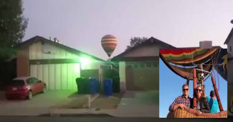 San Diego Couple gets engaged on hot air balloon, then winds won’t let them land