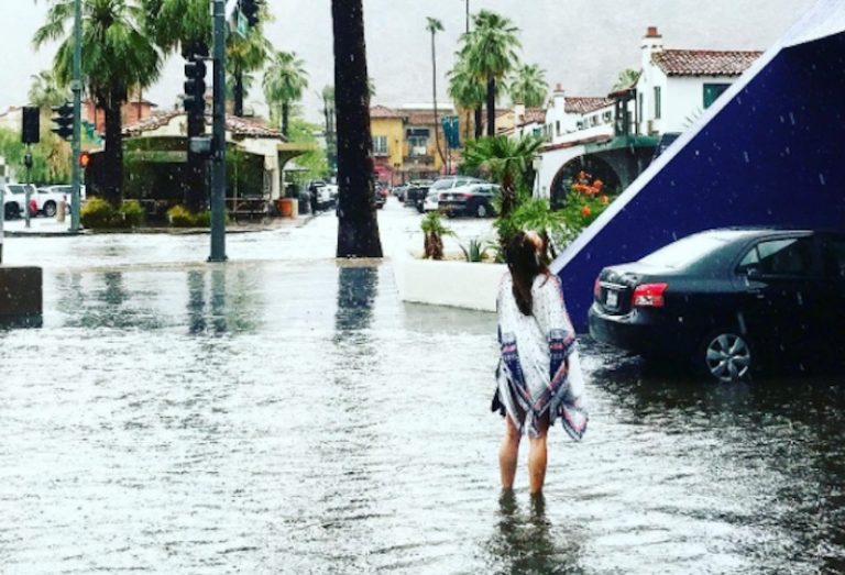 Palm Springs gets pounded with rain: pics and video