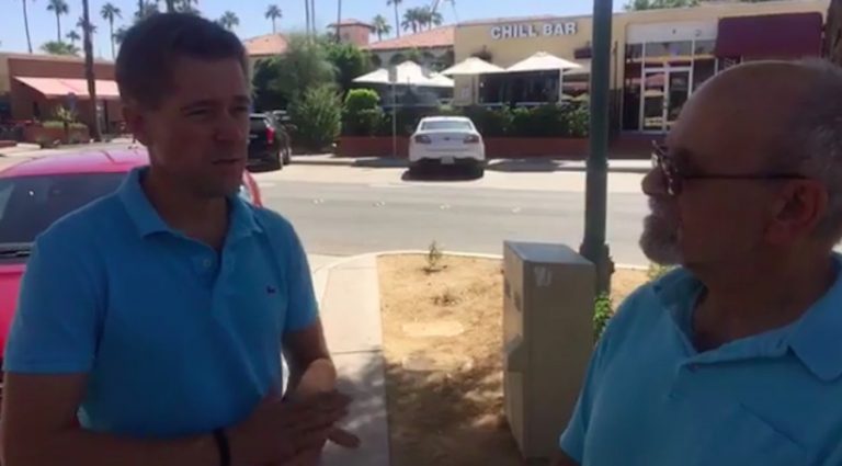 Republican Palm Springs council candidate is ‘heartbroken’ you think he agrees with Republicans