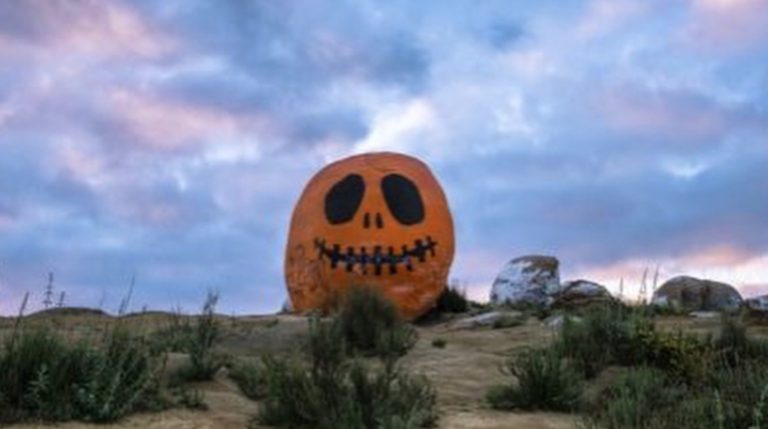 You can hike to a giant pumpkin rock in Norco