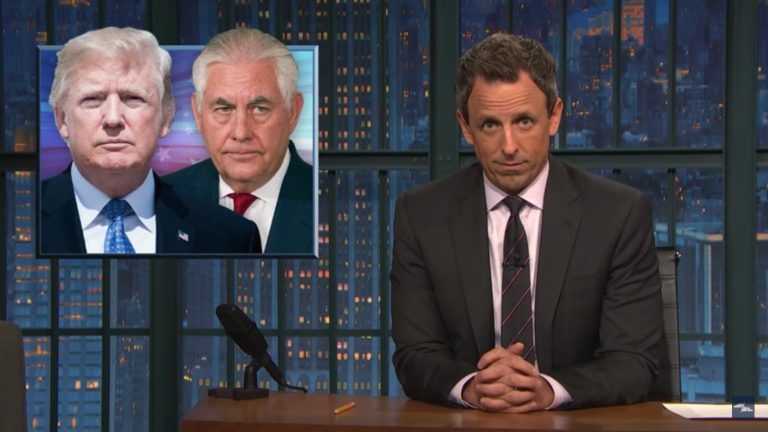 Did Rex Tillerson call Donald Trump a moron?  Seth Meyers takes a closer look.