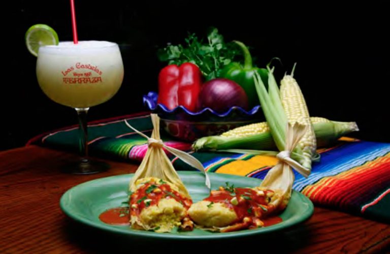 Pomegranate guacamole and sweet corn tamales are back on the menu at Las Casuelas Terraza