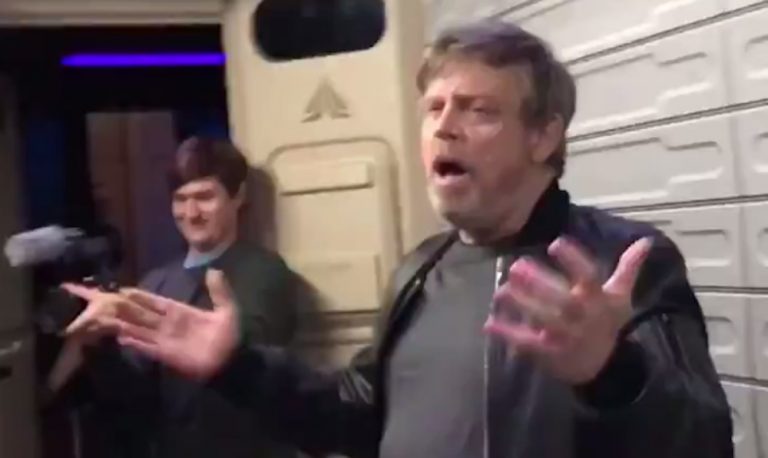 WATCH: Mark Hamill surprises Disneyland ‘Star Tours’ riders