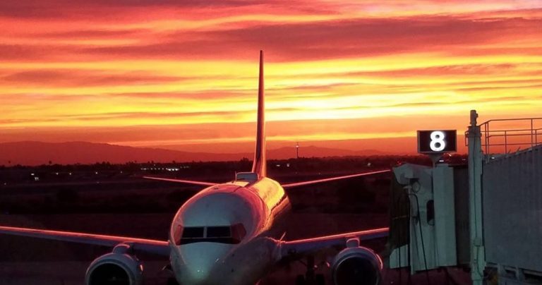 The Coachella Valley was treated to a pretty amazing sunrise this morning