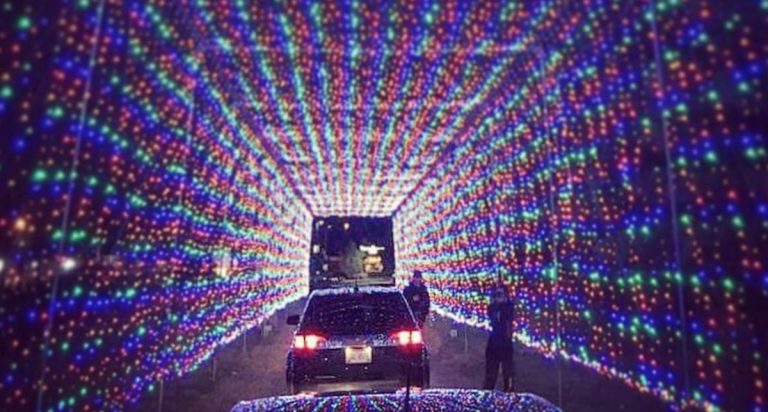 Fontana is now home to a huge drive-thru Christmas lights display