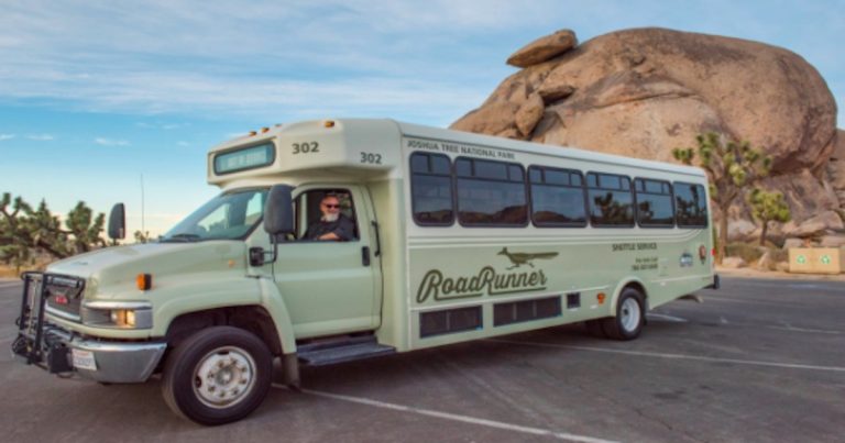 Joshua Tree has a shuttle that will get you into the national park for free