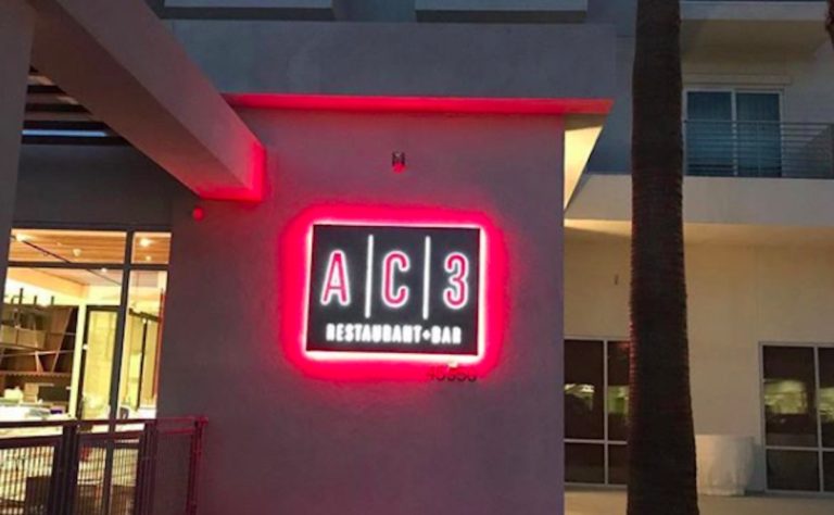 AC3 Restaurant + Bar, at the new El Paseo hotel, will open on Sunday