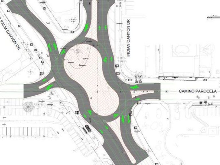 The Palm Springs roundabout that almost happened