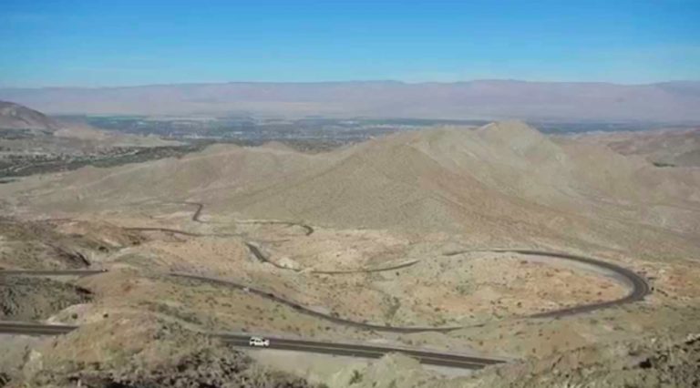 Highway 74 above Palm Desert, California