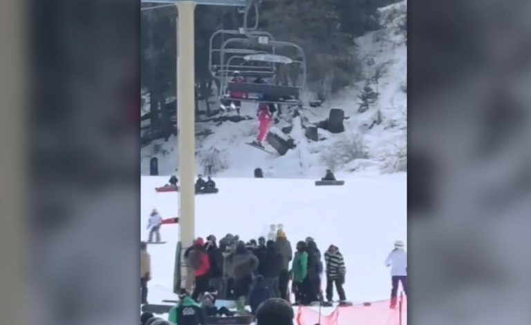 Video shows 5-year-old rescued after dangling off chairlift at Bear Mountain