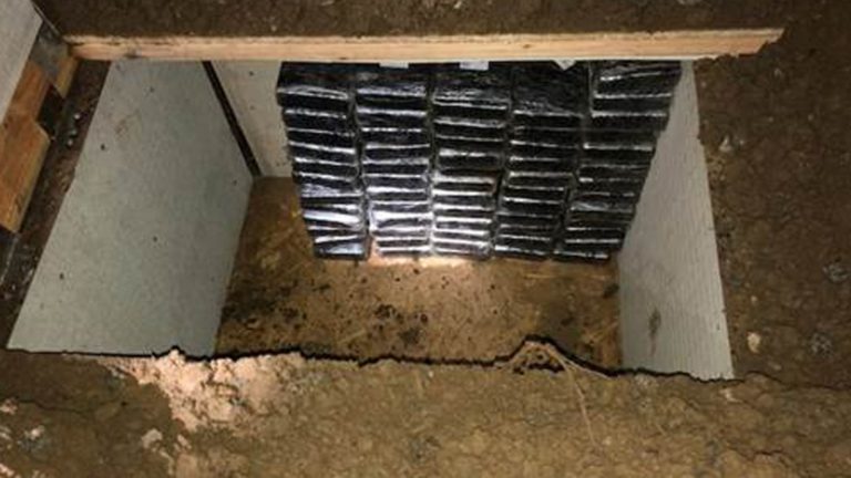 2 arrested after underground bunker full of $8 million of cocaine found in the IE