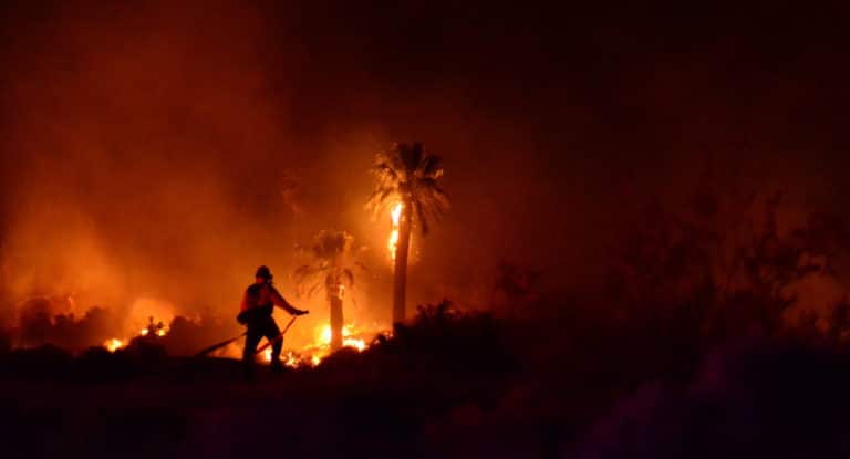 Fire near Joshua Tree National Park headquarters being investigated as arson