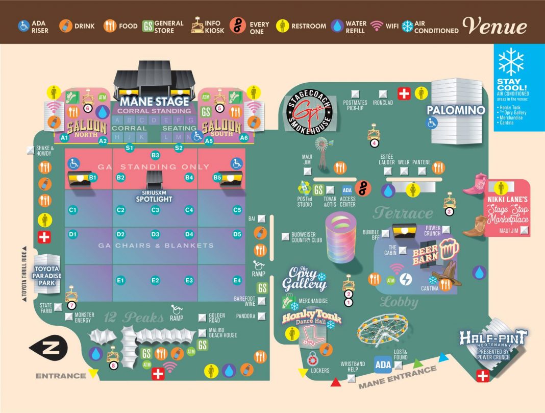 Stagecoach Country Fest Here are your maps of the festival, parking