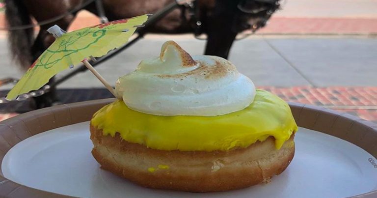 You can now get a Dole Whip style donut at Disneyland