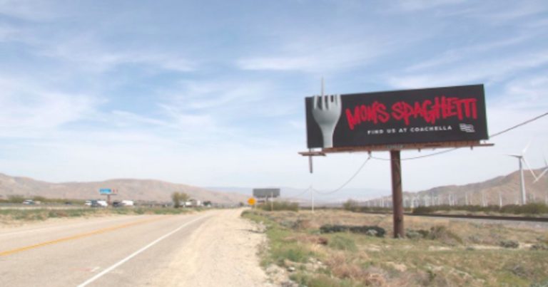 Here are a couple of pretty good Coachella billboards