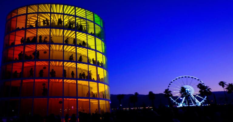 Here’s what it’s like inside Spectra – Coachella’s coolest art installation yet