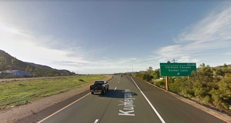 Concrete blocks left on I-8 Freeway in San Diego damage at least 10 cars