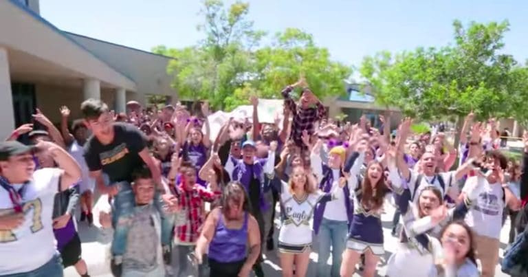 The Desert Hot Springs High class of 2018 made a lip dub video