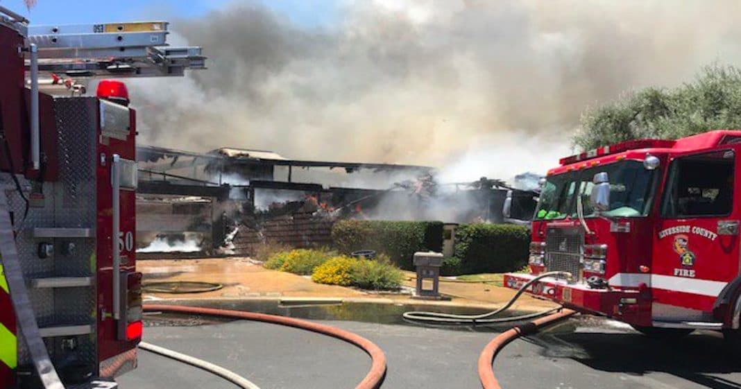 Fire Breaks Out At Rancho Mirage Home - Cactus Hugs