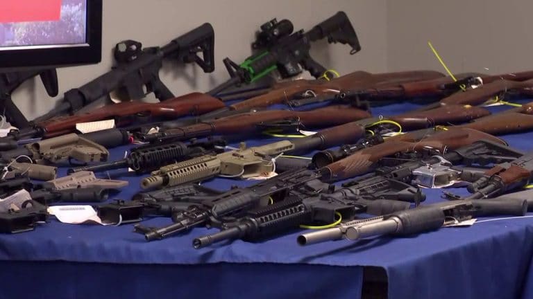 ‘Operation Eastbound and Down’ gang crackdown nets 45 arrests, 63 guns in Riverside