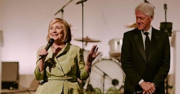 Bill and Hillary Clinton were in Palm Springs for what looks like was a really nice wedding