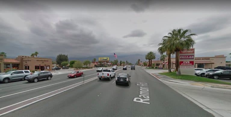 Cathedral City will install signs on Ramon Road to try to discourage jaywalking