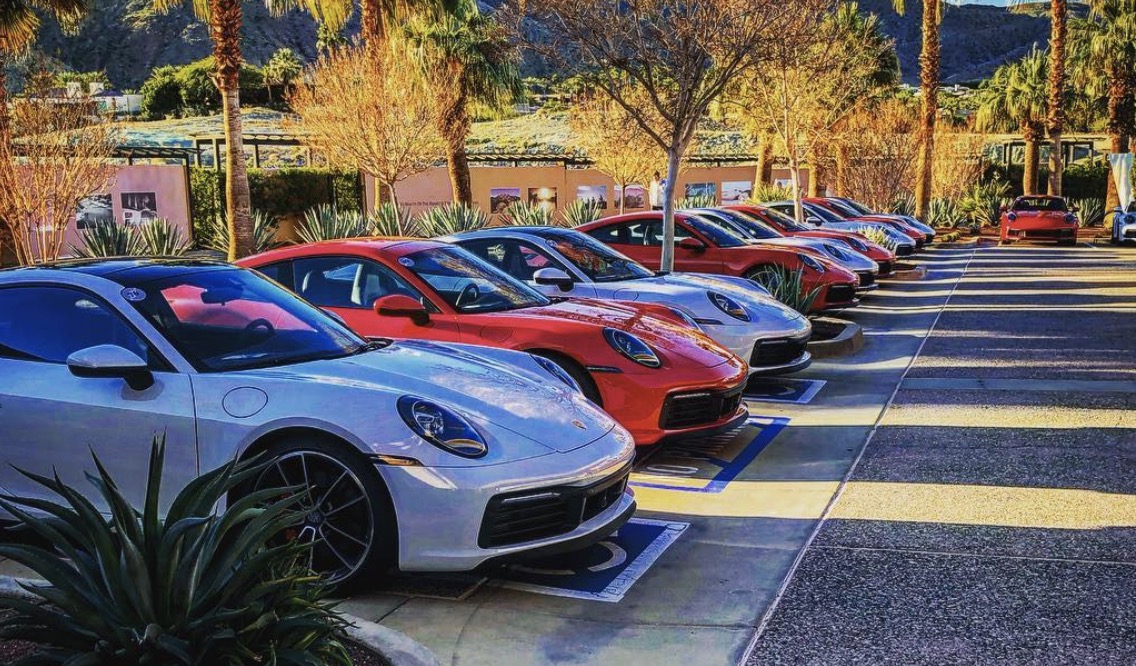 Here's why you have seen so many damn Porsches lately in Palm Springs