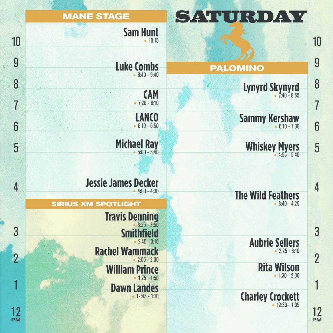 The 2019 Stagecoach set times are here Cactus Hugs