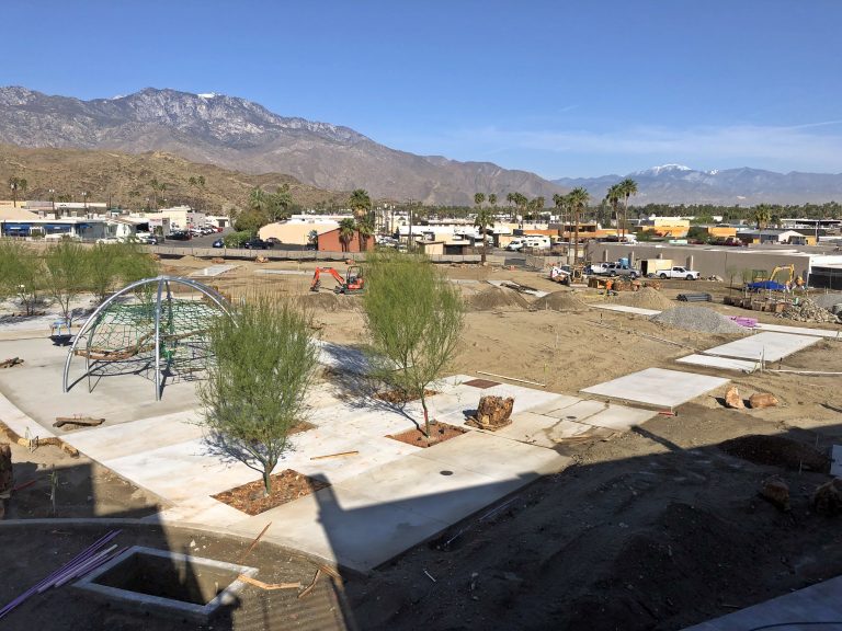 Cathedral City is building a $1.6 million stage in its new downtown amphitheater