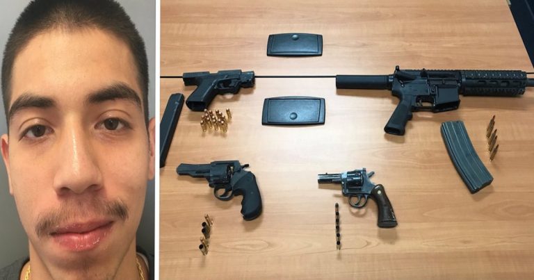 18-year old, juvenile arrested after loaded AR-15 and other firearms found during DHS traffic stop