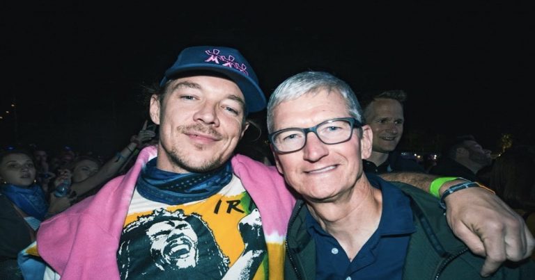 Tim Apple looks like he enjoyed Coachella