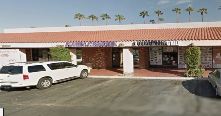 Woman shot at Cathedral City restaurant after suspect takes security guard’s gun