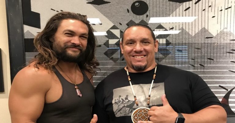 Jason Momoa made a stop into the Coachella Valley