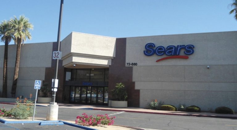 The Westfield Palm Desert Sears store is closing