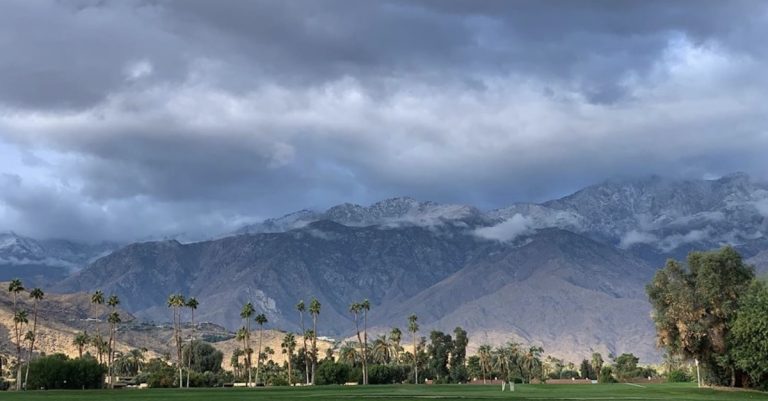 Share with us all of your rad, post-storm photos of Greater Palm Springs ???