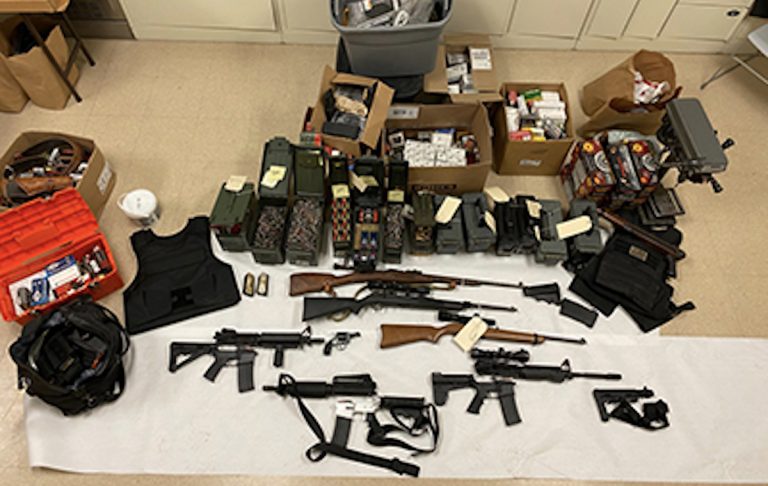 10,000 rounds of ammo, guns, body armor seized in Coachella