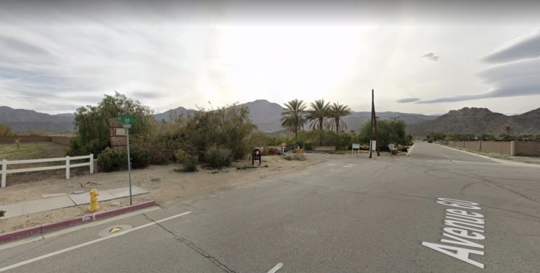 Person bit by rattlesnake in La Quinta