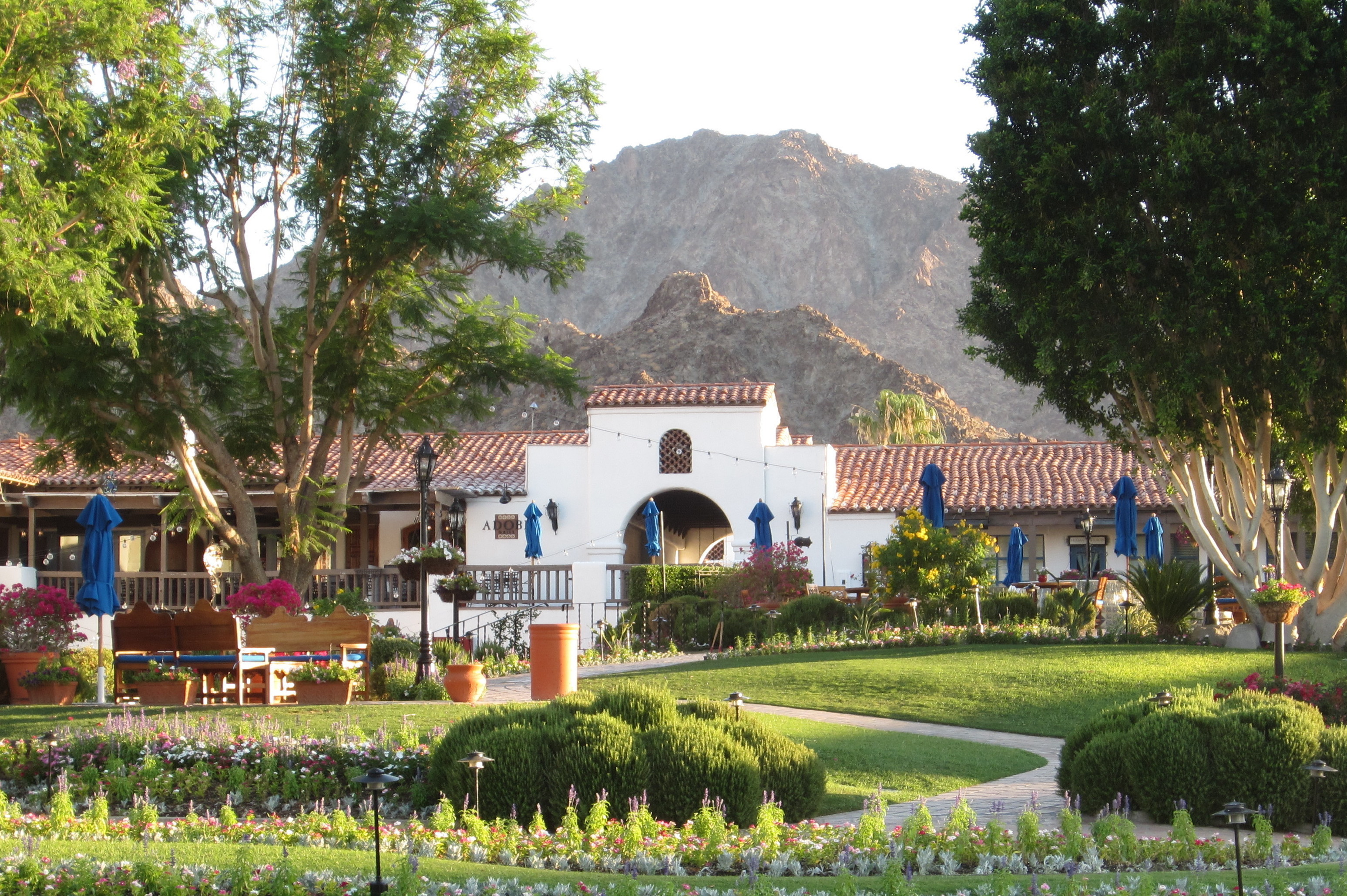 La Quinta Resort and Club in La Quinta, California, in early morning light