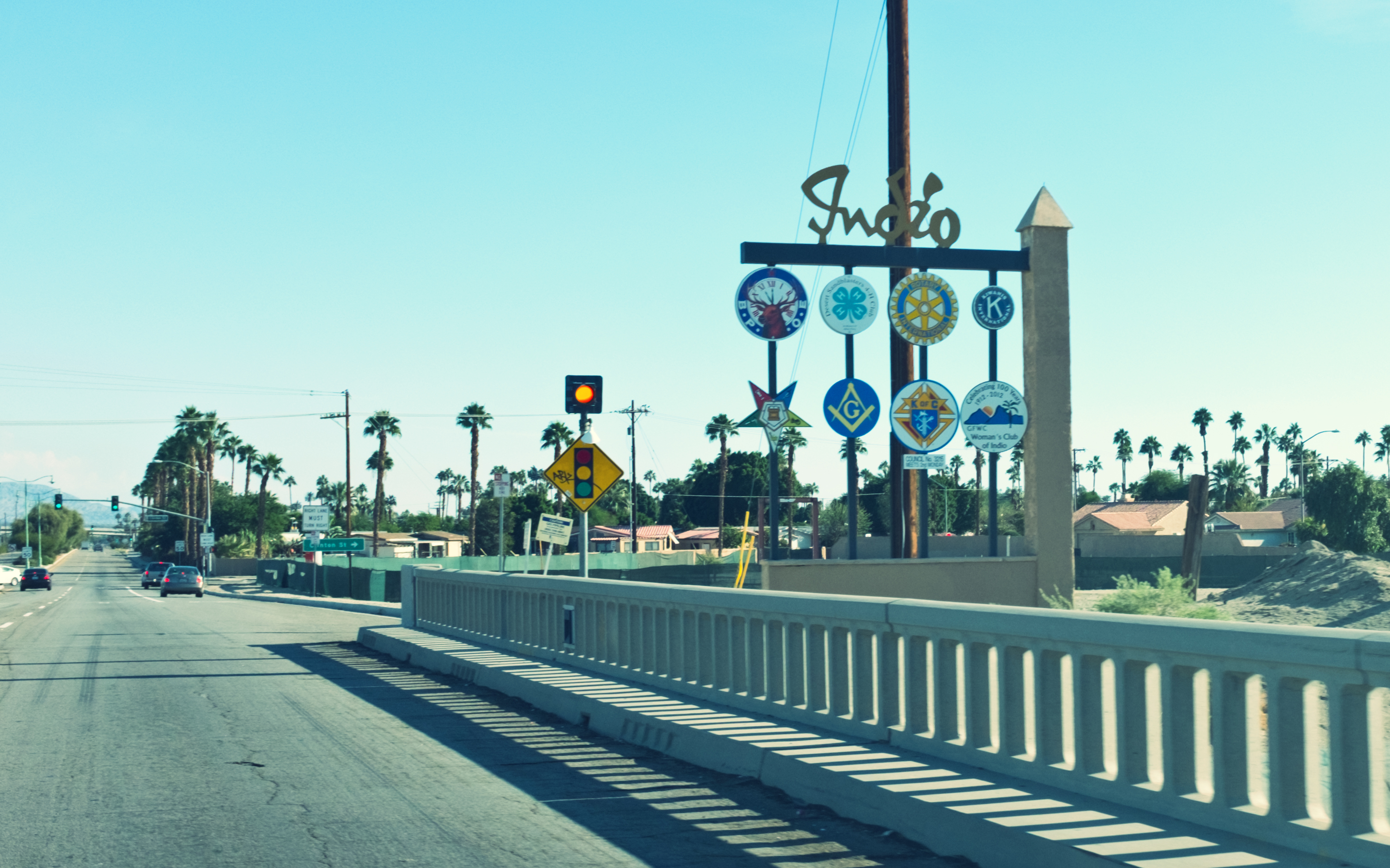 Welcome to Indio sign in Indio, California